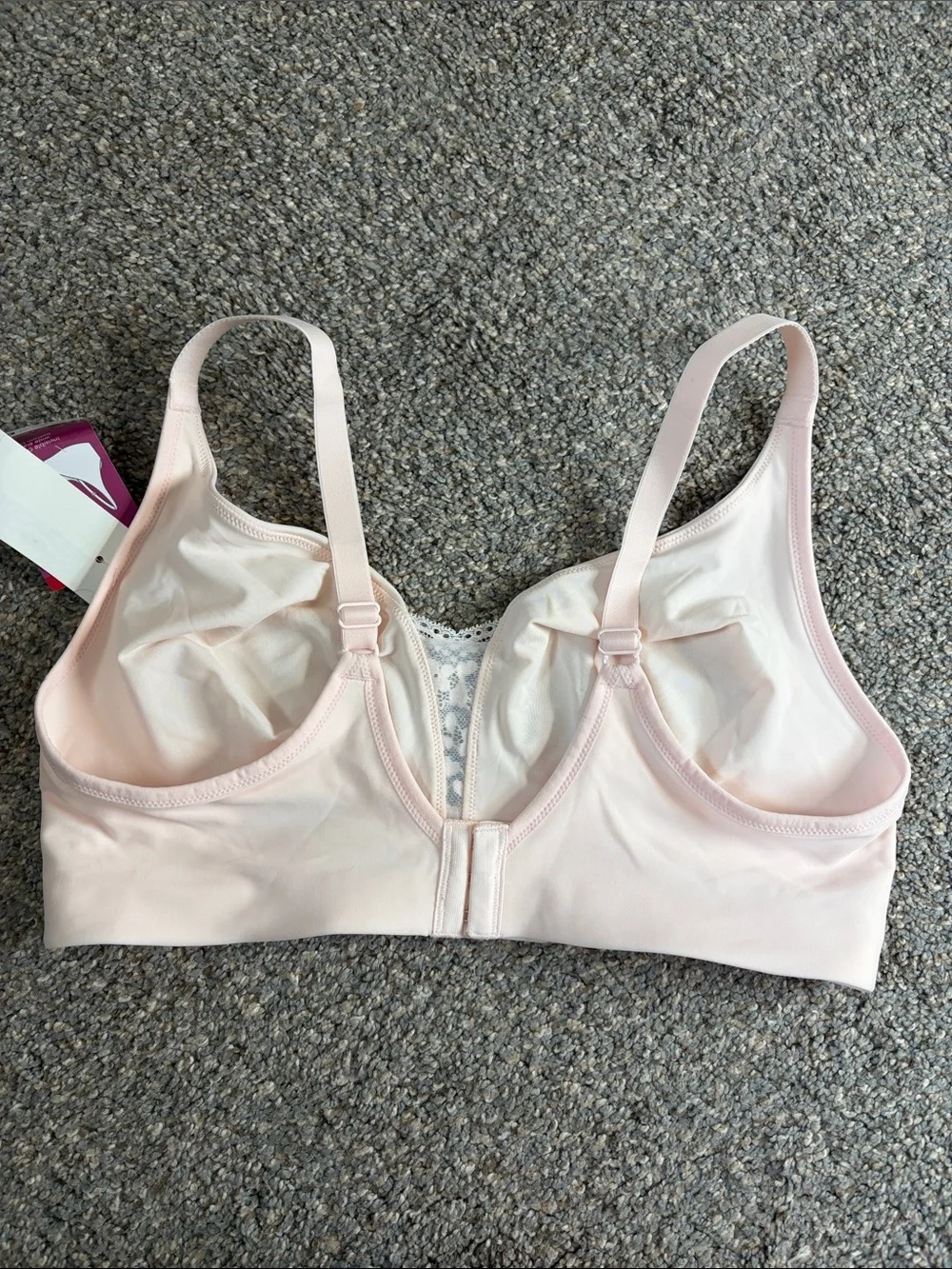 Olga Light Pink Wire Free Easy-Fit Bra 38D/DD 40 B/C NWT
